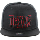 TEXAS EMBROIDERY DETAIL HARD MESH SNAPBACK CAP