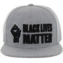 BLM EMBROIDERY DETAILING SNAPBACK CAP