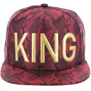 KING HIGH FREQUENCY CAMO VISOR SNAPBACK CAP