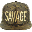 SAVAGE HIGH FREQUENCY CAMO VISOR SNAPBACK CAP