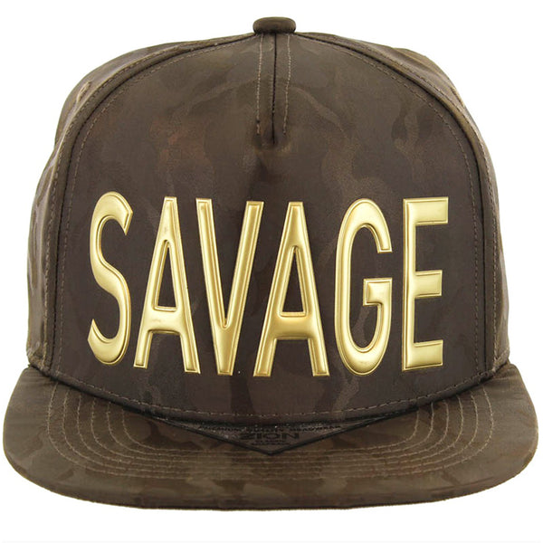 SAVAGE HIGH FREQUENCY CAMO VISOR SNAPBACK CAP