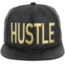 HUSTLE HIGH FREQUENCY CAMO VISOR SNAPBACK CAP
