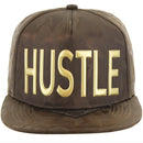 HUSTLE HIGH FREQUENCY CAMO VISOR SNAPBACK CAP