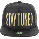 STAY TUNED GOLD HIGH FREQUENCY CAMO VISOR SNAPBACK CAP