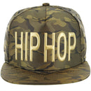 HIP HOP HIGH FREQUENCY CAMO VISOR SNAPBACK CAP