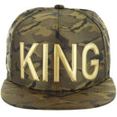 KING HIGH FREQUENCY CAMO VISOR SNAPBACK CAP