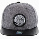 ILLUMINATI PATCH DETAIL PU VISOR SNAPBACK CAP