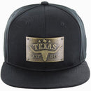 TAXAS BUCKLE DETAIL NYLON SNAPBACK CAP