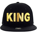 METALLIC THREAD EMBROIDERY DETAILING SNAPBACK CAP