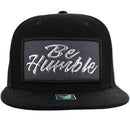 BE HUMBLE PATCH DETAIL FLAT SNAPBACK CAP