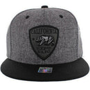 CALI BEAR PATCH DETAIL NYLON SNAPBACK CAP
