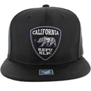 CALI BEAR PATCH DETAIL NYLON SNAPBACK CAP