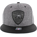 CALI BEAR PATCH DETAIL NYLON SNAPBACK CAP