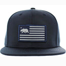CALI BEAR WOVEN PATCH FRONT NYLON SNAPBACK CAP