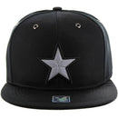 STAR WOVEN PATCH FRONT NYLON SNAPBACK CAP