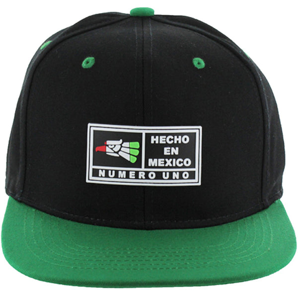 HECHO RUBBER PATCH FRONT SNAPBACK CAP