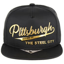 GOLD PATCH DETAILING MATT PU TRUCKER CAP