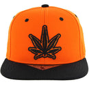 MARIJUANA EMBROIDERY 6-PANEL FRONT SNAPBACK CAP