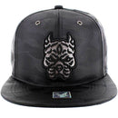 PITBULL EMBROIDERY CAMO NYLON SNAPBACK CAP