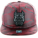 PITBULL EMBROIDERY CAMO NYLON SNAPBACK CAP