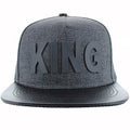 KING RUBBER PATCH PU VISOR SNAPBACK