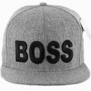 BOSS BLACK EMBROIDERY DETAILING FLAT SNAPBACK CAP