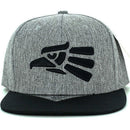 HECHO EMBROIDERY DETAILING FLAT SNAPBACK CAP