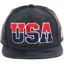 USA EMBROIDERY CAMO NYLON SNAPBACK CAP