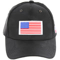USA FLAG EMBROIDERY CAMO NYLON CURVED SNAPBACK BALL CAP